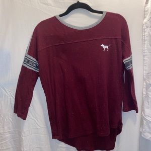 Long sleeve pink top